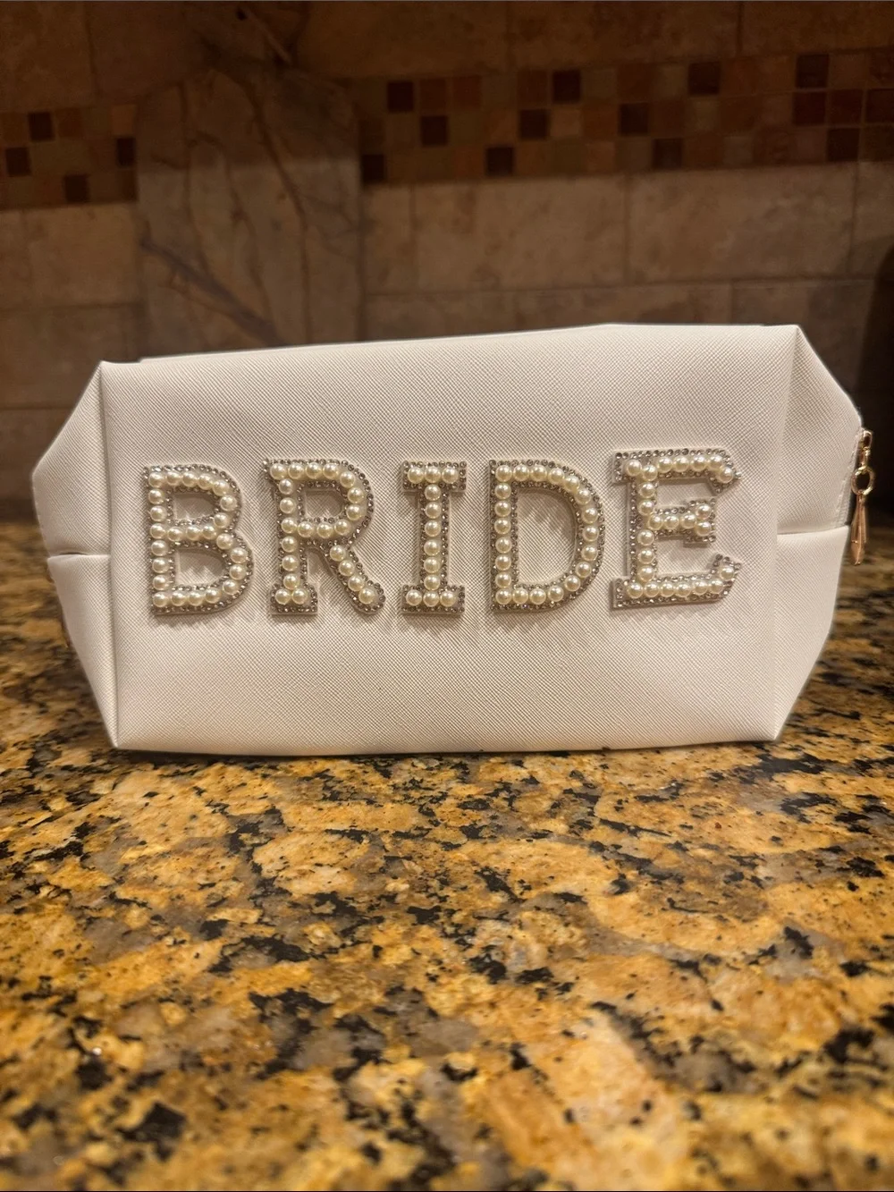 Bride cosmetic bag